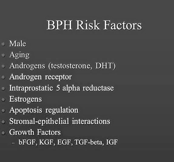 Risk Factors and Complications of Benign Prostatic Hyperplasia - PT ...